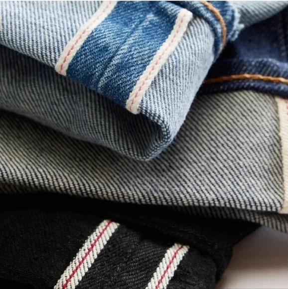 RARE!! White label Selvedge red tab Vintage Style 1950's Levi's! - Picture 2 of 11